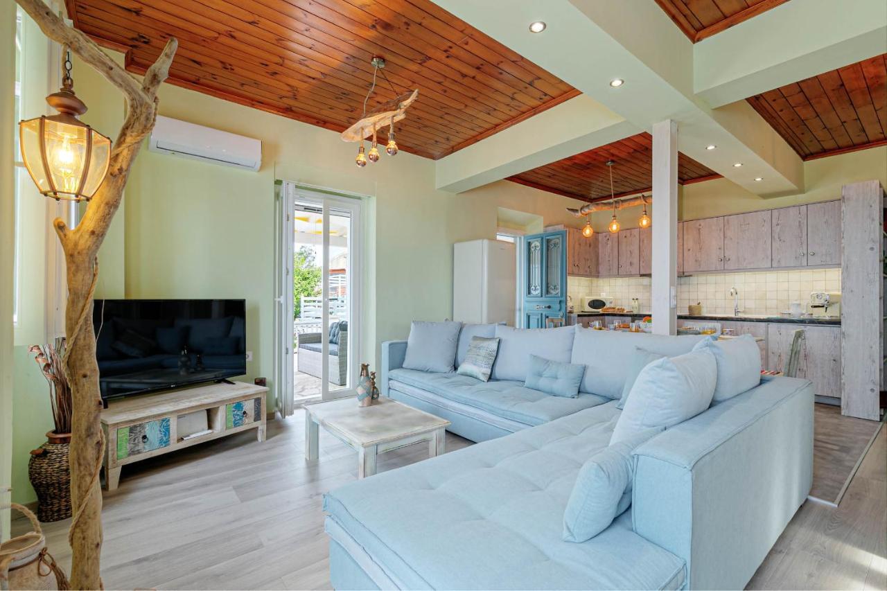 Villa Orizontas Corfu, Private Villa With Breathtaking Views Loutses Екстериор снимка